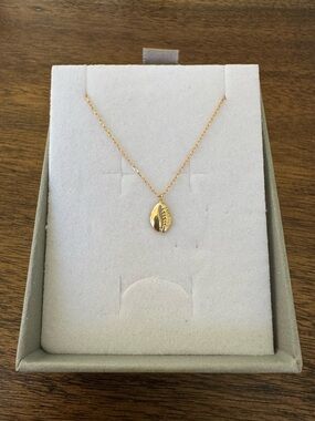 Gold Cowrie Shell Pendant Necklace - Women Jewelry